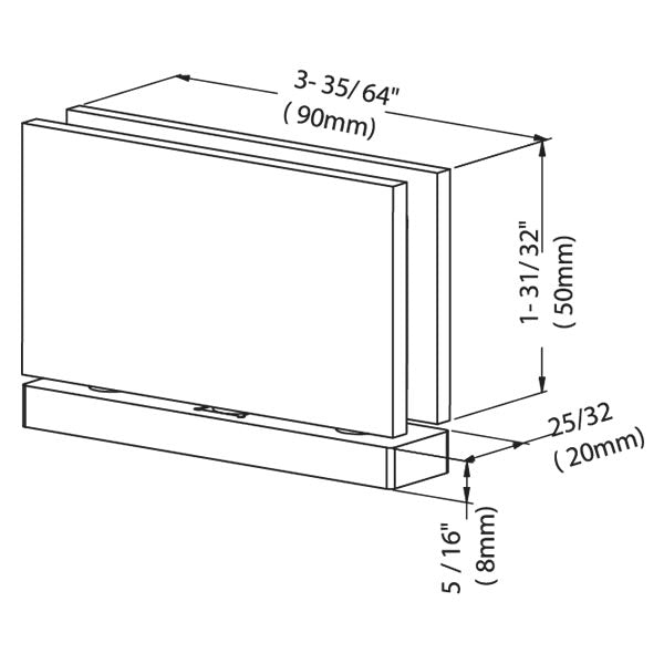 Pivot Hinge (Carton 20 pcs)