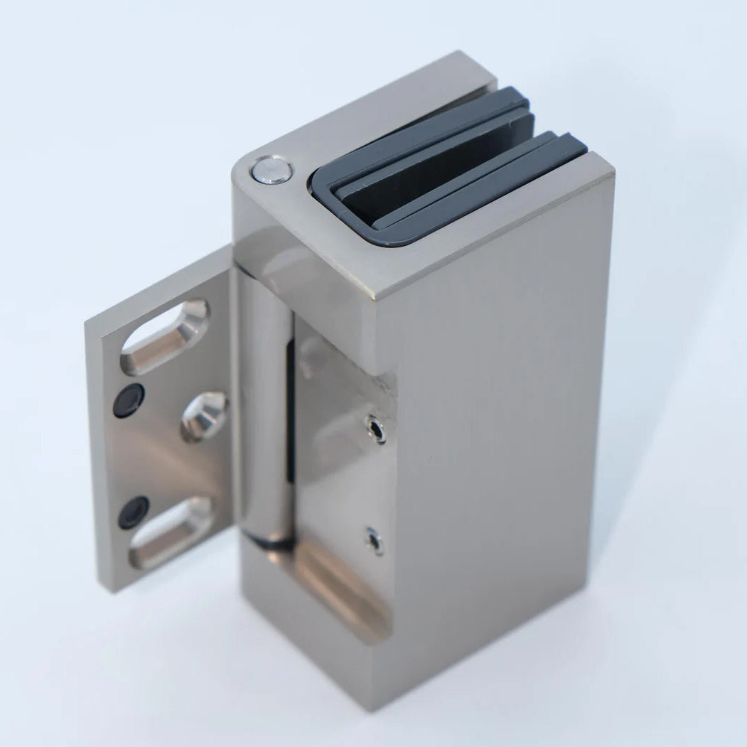 Heavy Duty Flush Wall Mount - Plug in type, Non Glass Cut - Offset Hinge