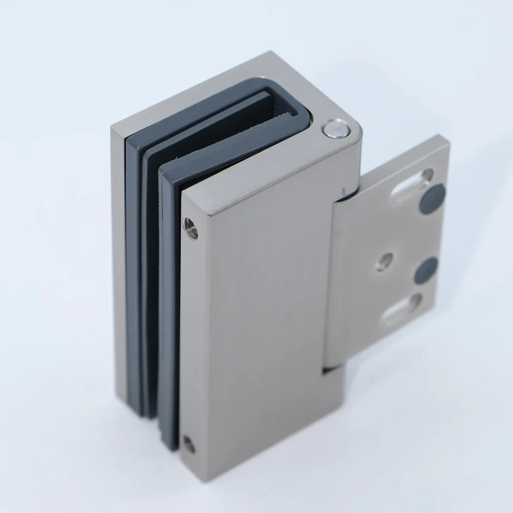 Heavy Duty Flush Wall Mount - Plug in type, Non Glass Cut - Offset Hinge