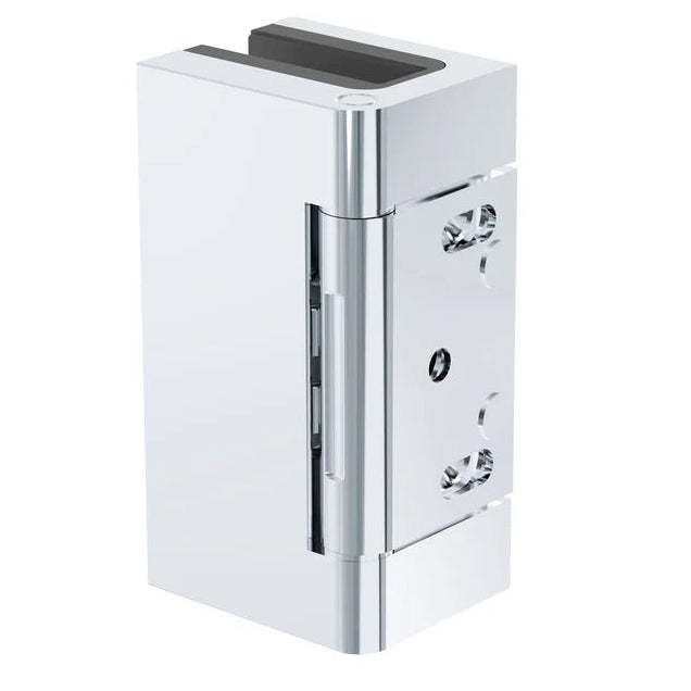 Heavy Duty Flush Wall Mount - Plug in type, Non Glass Cut - Offset Hinge