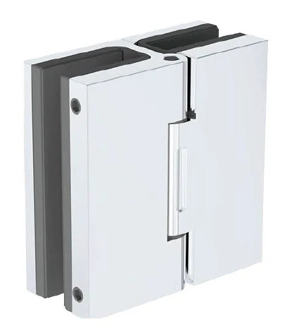 Heavy Duty Glass to Glass 180 - Plug in type, Non Glass Cut - Square Hinge
