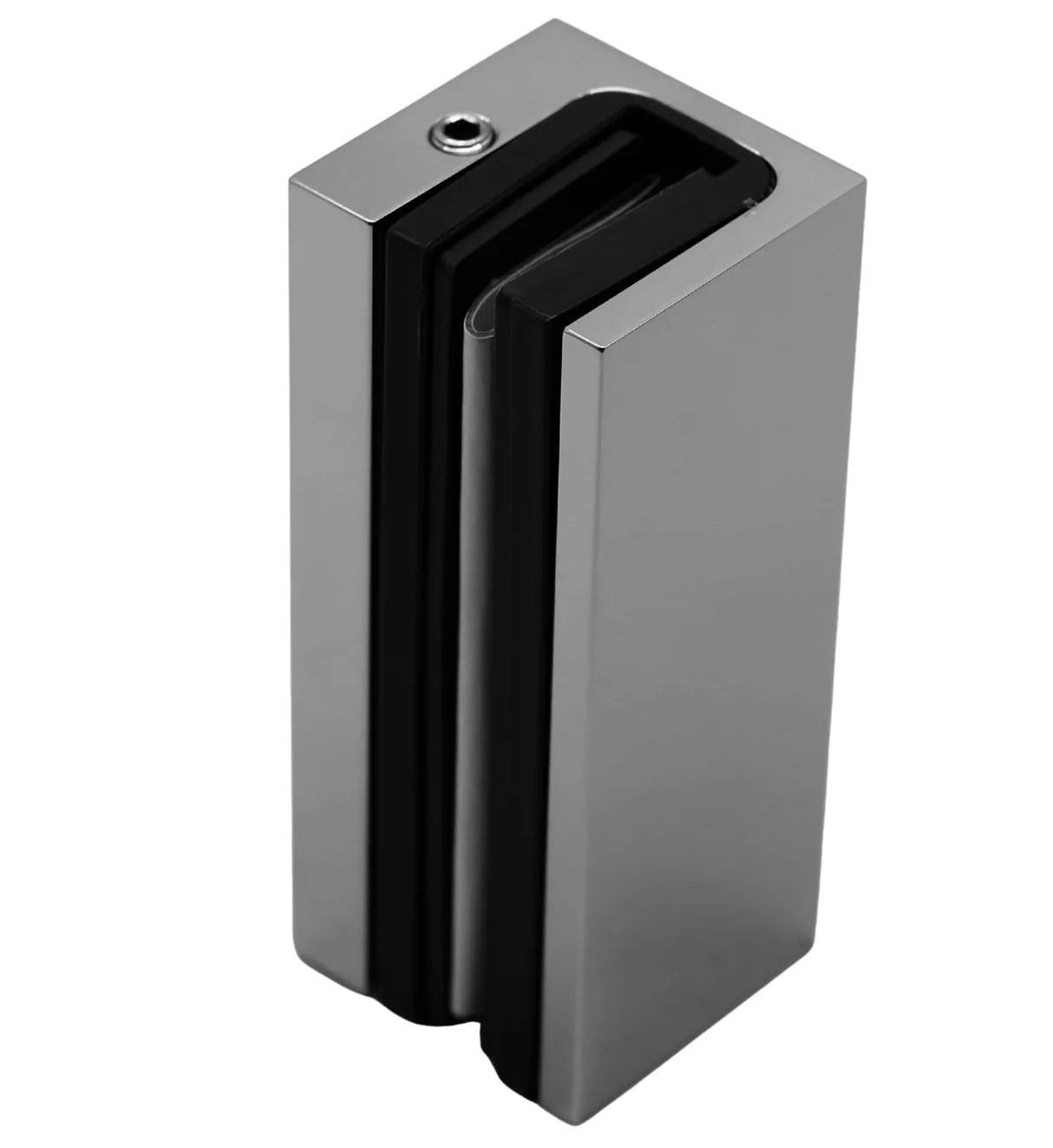 Heavy Duty Glass to Wall Clamp - Plug in type, Non Glass Cut