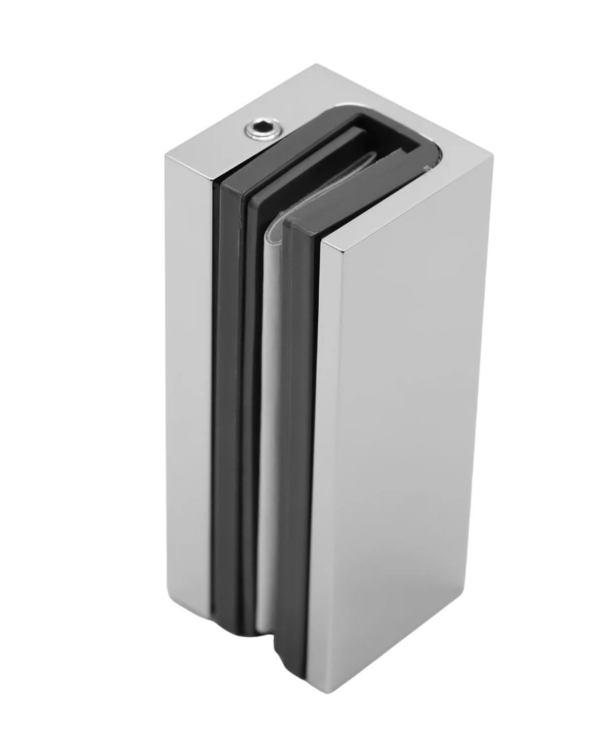 Heavy Duty Glass to Wall Clamp - Plug in type, Non Glass Cut