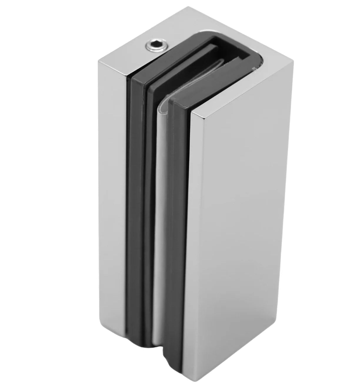 Heavy Duty Glass to Wall Clamp - Plug in type, Non Glass Cut