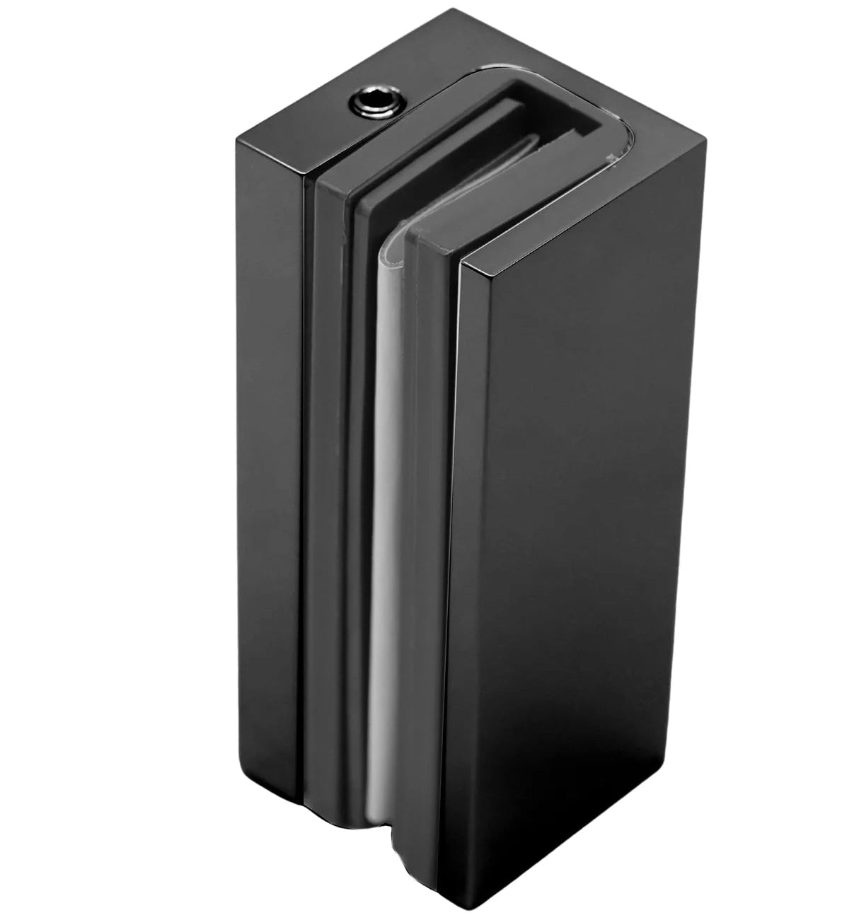 Heavy Duty Glass to Wall Clamp - Plug in type, Non Glass Cut