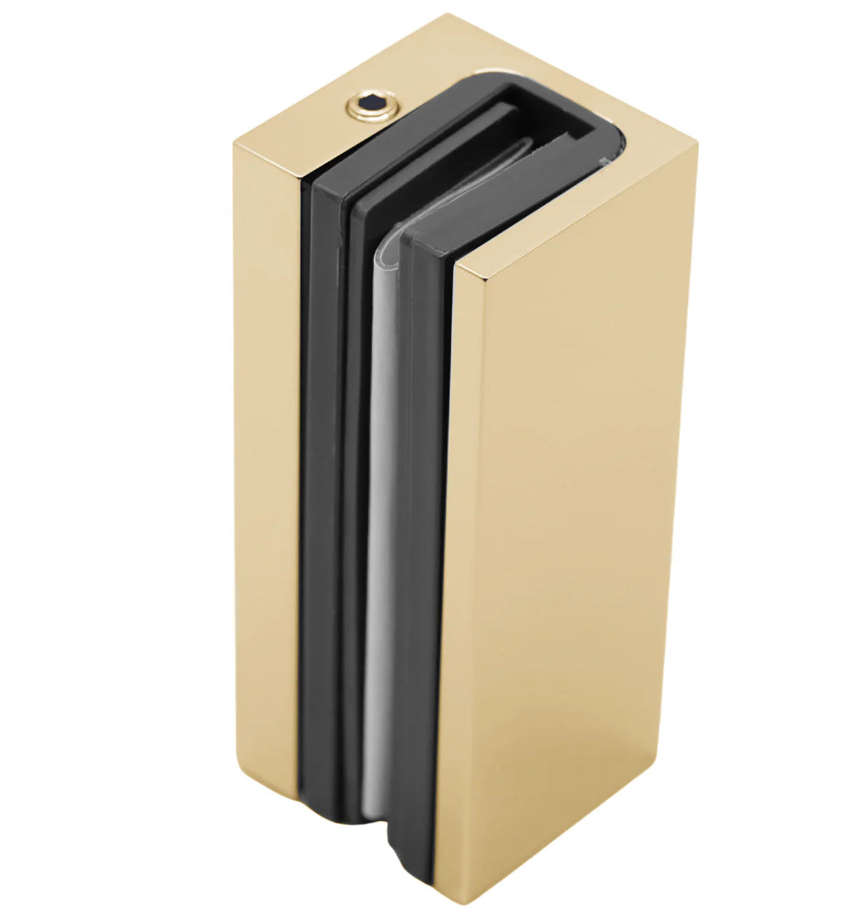 Heavy Duty Glass to Wall Clamp - Plug in type, Non Glass Cut