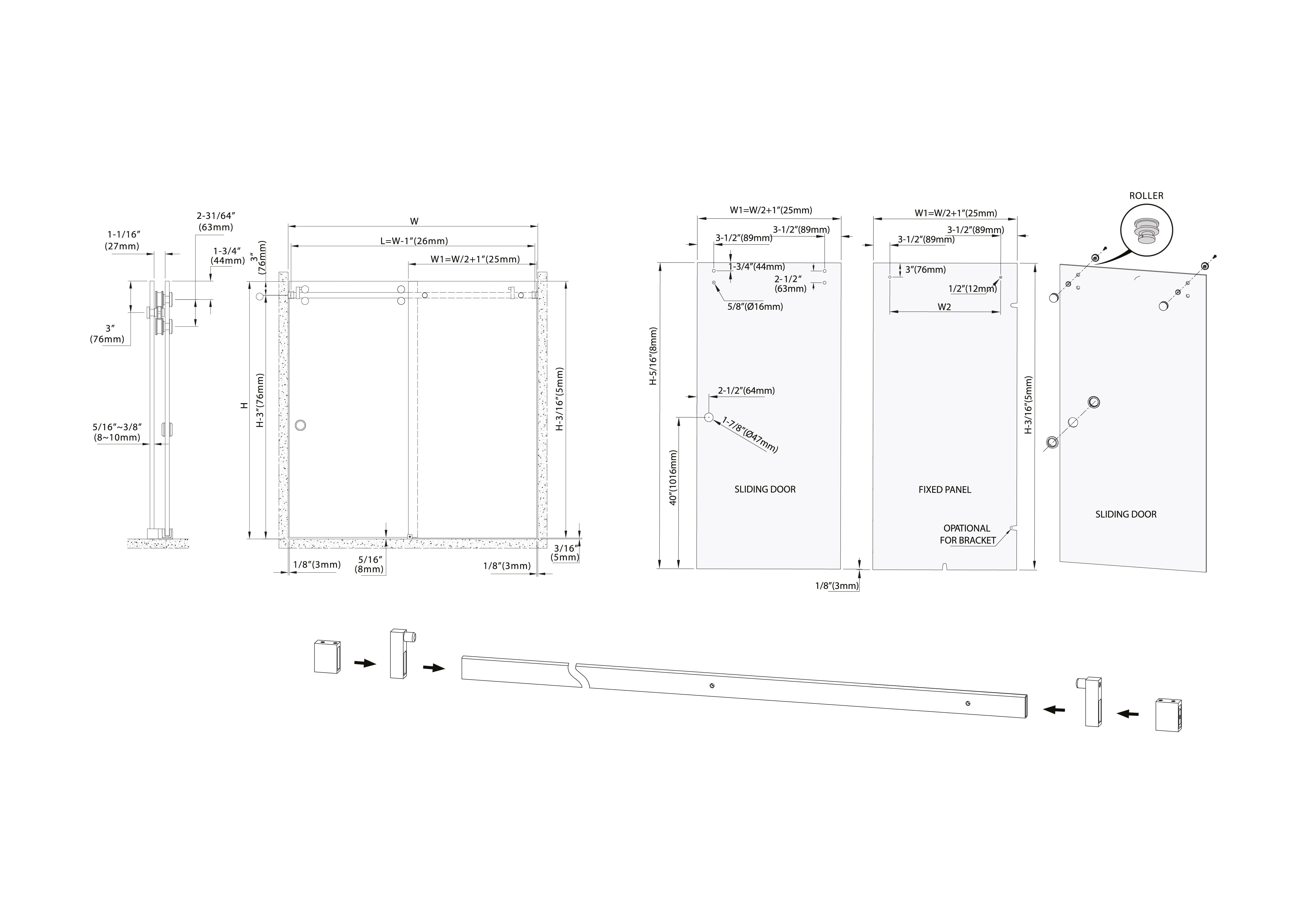 Square 4-Roller System