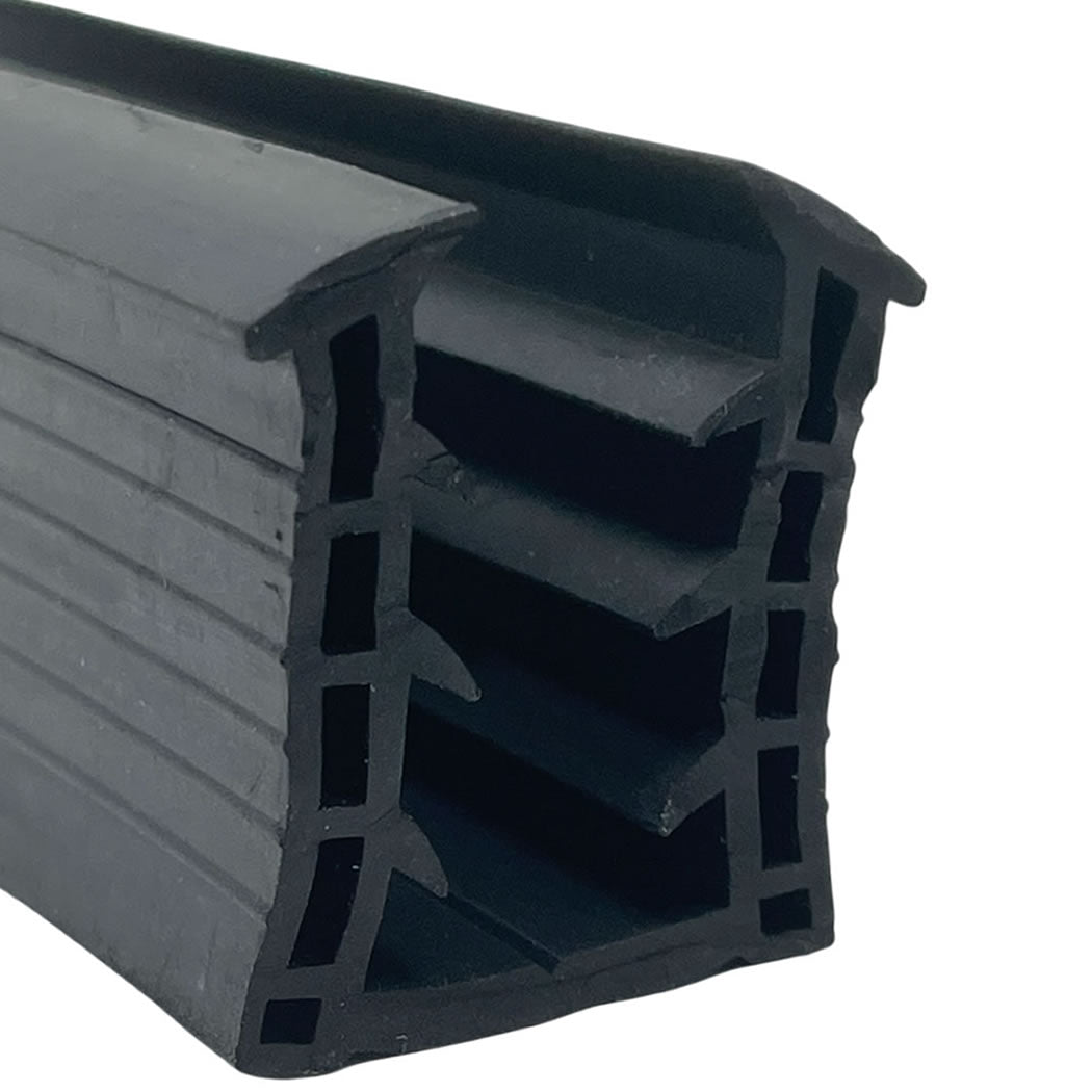 Cap Rail Rubber for 1/2″ Glass (Long) 120″