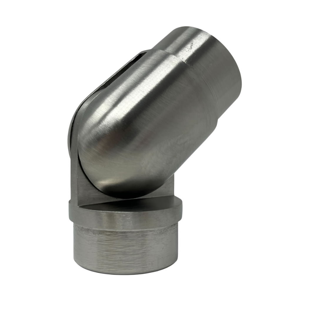Adjustable Angle Connector for Tube 90 Deg. Left or Right