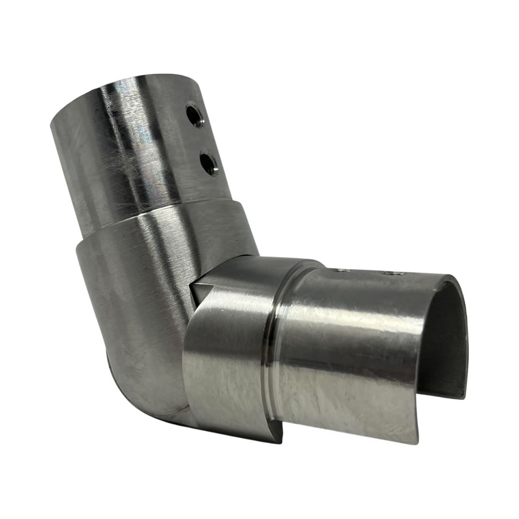 Articulated Angle Connector for Slotted Tube 50 Deg. Rotate. For a tube 1- 11/16