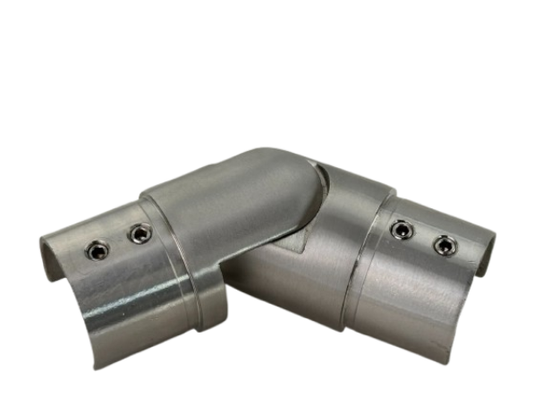 Round Horizontal Adjustable Elbow for Cap Railing